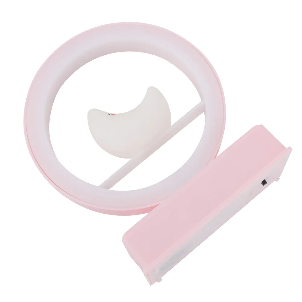 Новый музыкальный ночник милый дизайн Луна светодиодный светильник детские