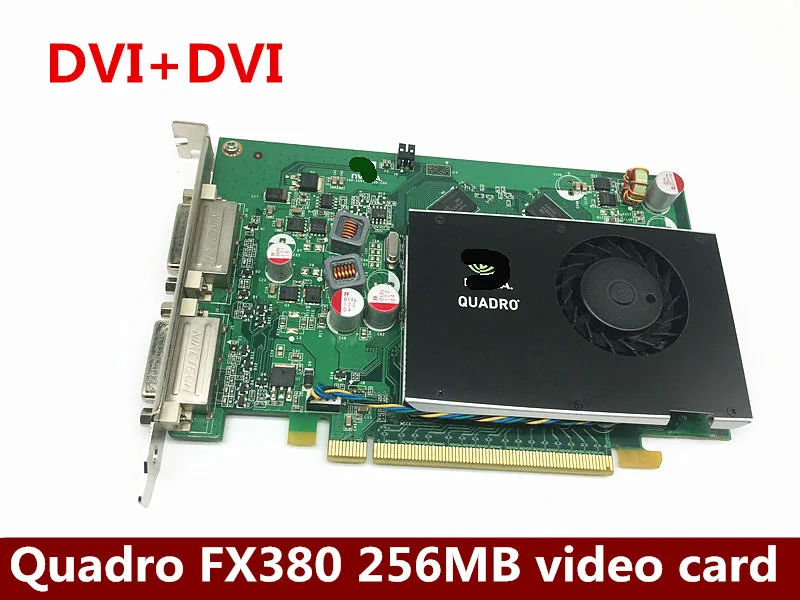 

Original graphics card Quadro FX380 256MB PCI-E Medical Double DVI Interface Professional video card