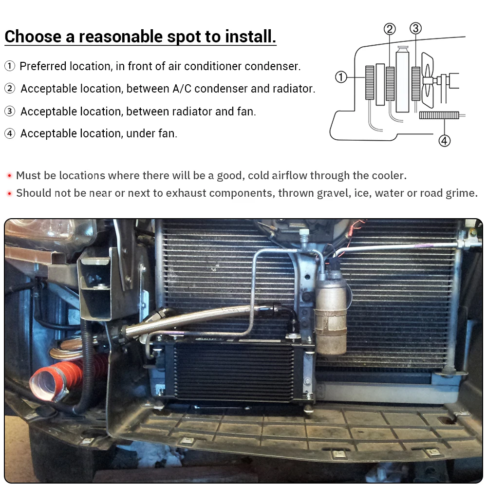 LZONE 16 ряд британского типа алюминиевый Универсальный Масляный радиатор передачи