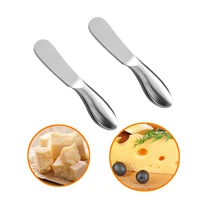 stainless steel cheese butter spatula mini small handle sandwich jam slicer knife cutter spatula kitchen gadget safety