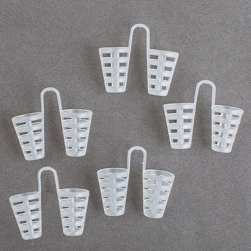 

5PCS Mini Anti Snoring Device Silicone Nose Clip Snore Stoper Sleep Noise Guard Sleeping Nose Breathing Dropshopping