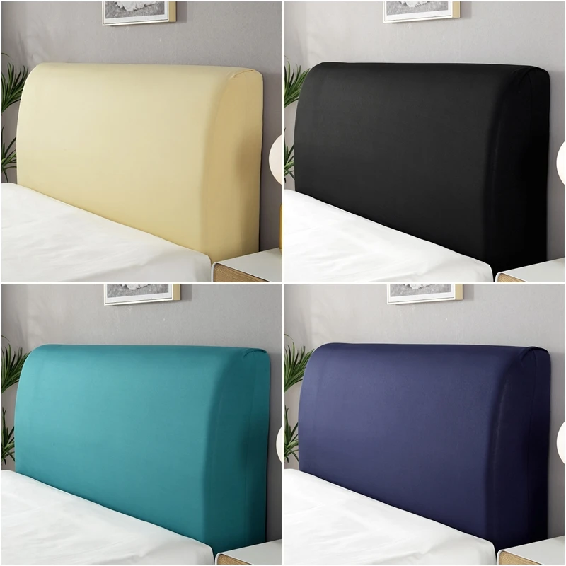 Эластичный чехол на спинку кровати однотонные Цвет King покрывало дышащие кровать