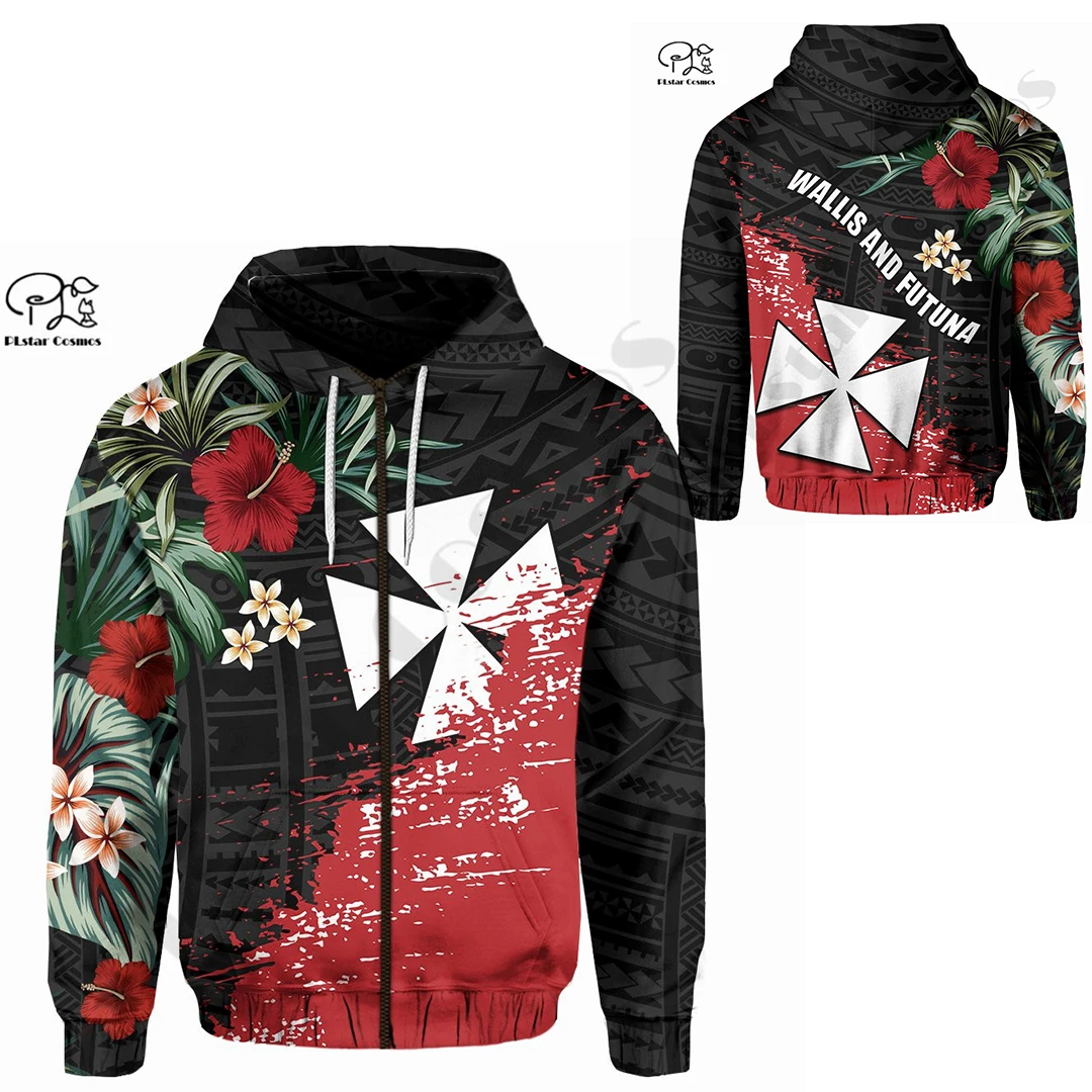 Новинка уличная одежда PLstar Cosmos 3Dprint Wallis Et Futuna полинезийская Harajuku забавные
