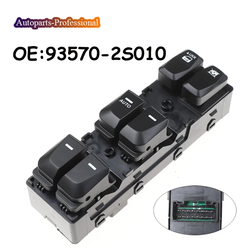 

Car accessories 935702S010 93570-2S010 For H yundai IX35 Tucson 2010-2015 Left Hand Driver Side Power Window Switch 93570-2Z000