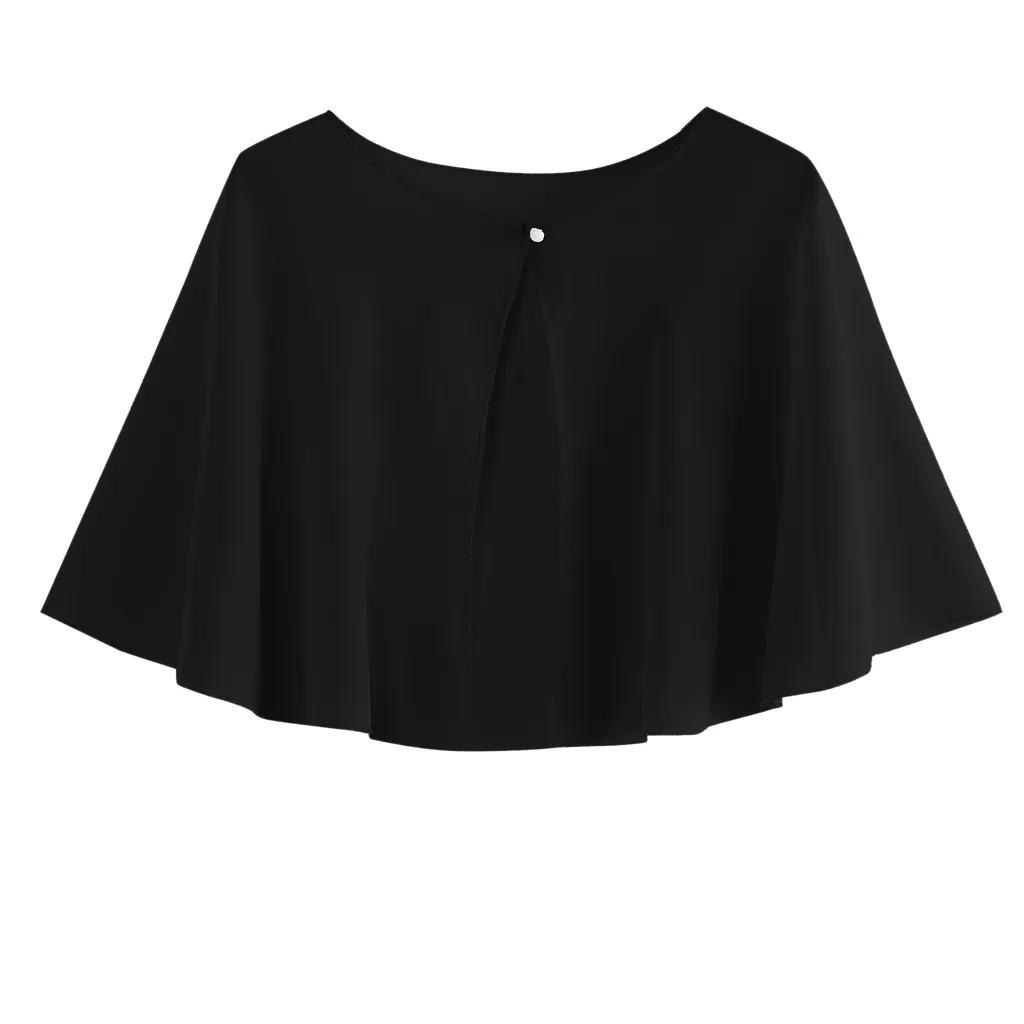 Черная сексуальная шифоновая шаль для вечерних женских мягких шарфов Свадебные