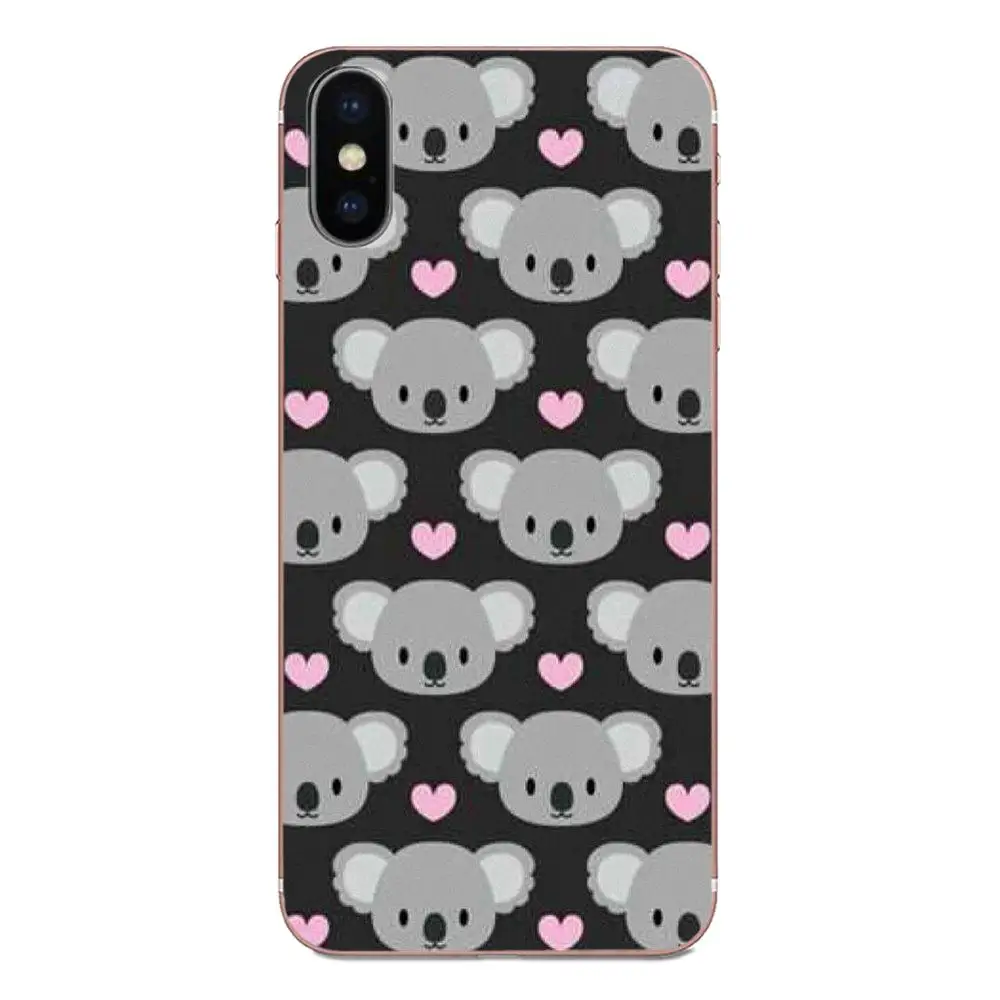 Рисунок с коллажем животных Koala для Galaxy J1 J2 J3 J330 J4 J5 J6 J7 J730 J8 2015 2016 2017 mini Pro TPU - купить