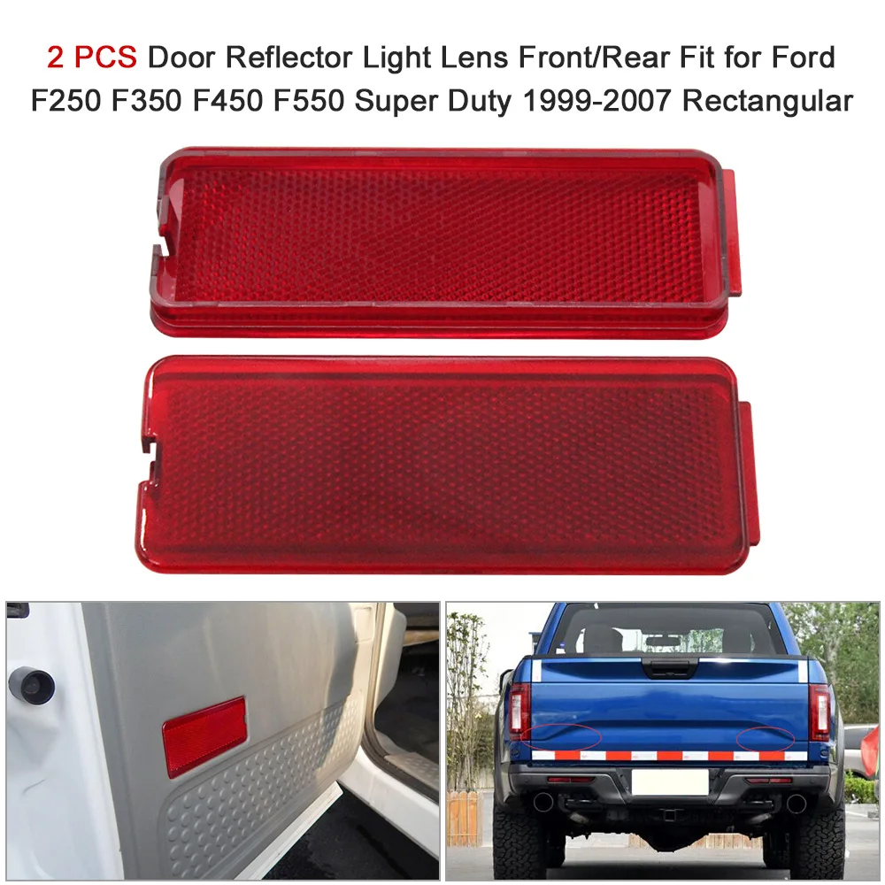 2 шт. светоотражатель для дверсветильник Передняя и задняя линзы Ford F250 F350 F450 F550