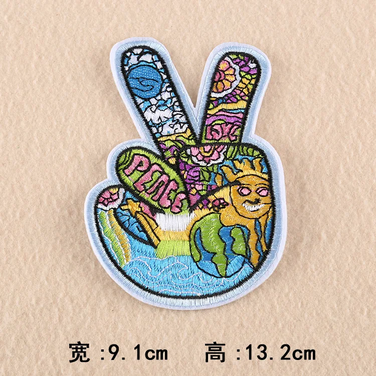 Модные нашивки HEY с вышивкой полоса на одежде наклейка в стиле панк Diy Аппликации