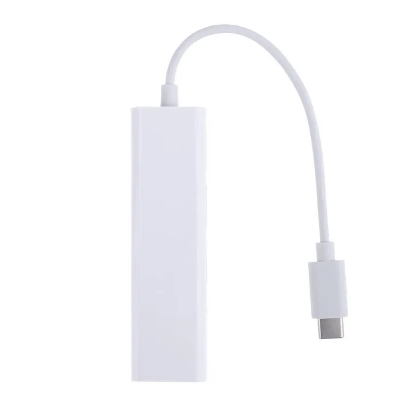 USB-C/Type-C к RJ45 Ethernet LAN интернет-кабели адаптер и 3USB Рабочий бизнес Зарядка для