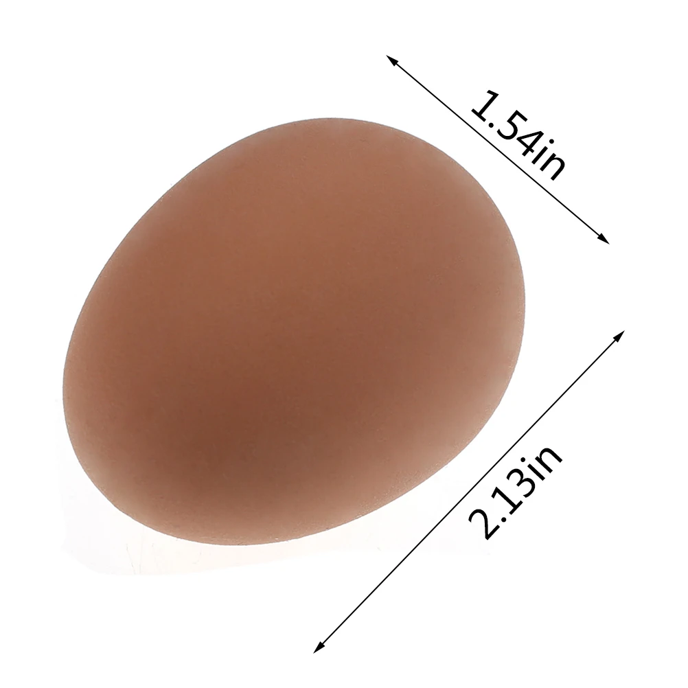 1 Pcs Novelty Bouncy Eggs Realistic Fake Rubber Bouncing Balls Pet Toy Prank Joke |