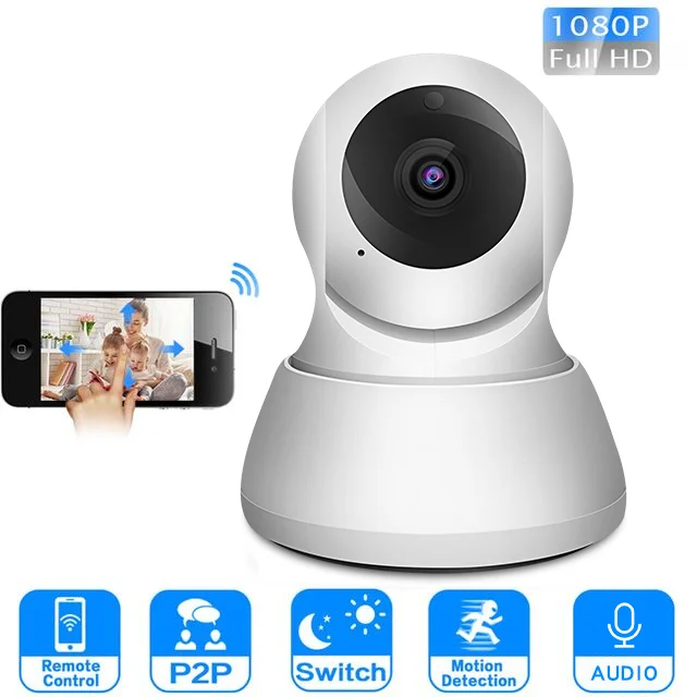 IP камера FEISDA 1080P для домашней системы безопасности Беспроводная мини ночного