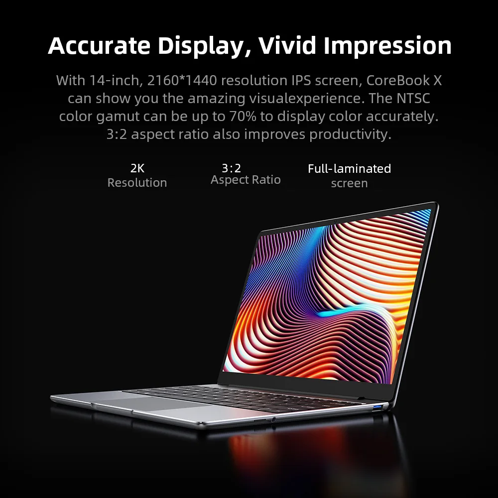 CHUWI CoreBook х 14 дюймов ноутбук 2160*1440 Разрешение Intel Core i5 8259U 4 ядра 8 Гб Оперативная