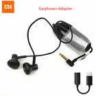 Наушники-вкладыши Xiaomi 3,5 мм с двойным драйвером, гибридные наушники-вкладыши с проводным управлением для MI 9 CC9 Poco F2 Pro X3 Redmi Note 9 S 8 8T