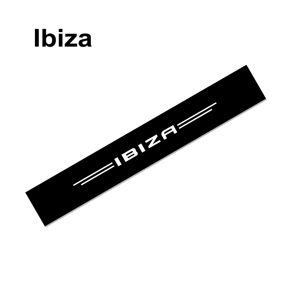 For Seat Ibiza Декоративные наклейки на переднее лобовое стекло для сиденья Leon Ibiza FR Ateca светоотражающие наклейки и декор для автомобиля Стайлинг авто аксессуары - Название цвета: For Seat Ibiza