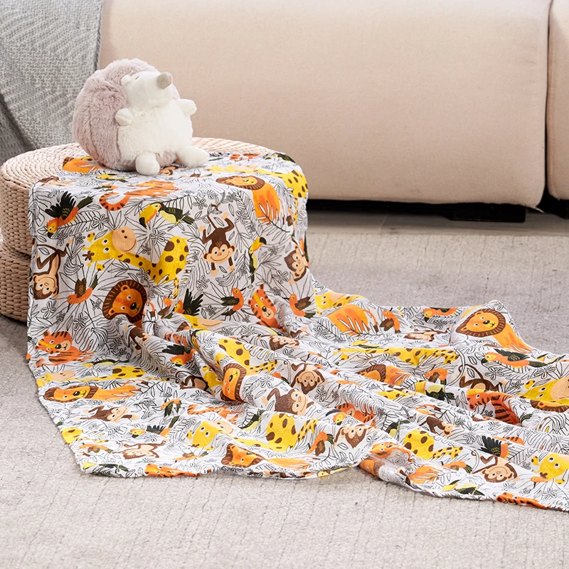 S66 Elinfant, 1 шт., муслин, хлопок, детские пеленки, мягкие одеяла для новорожденных, для ванной, марля, для младенцев, накидка для сна, чехол для коляски, игровой коврик - Цвет: S66