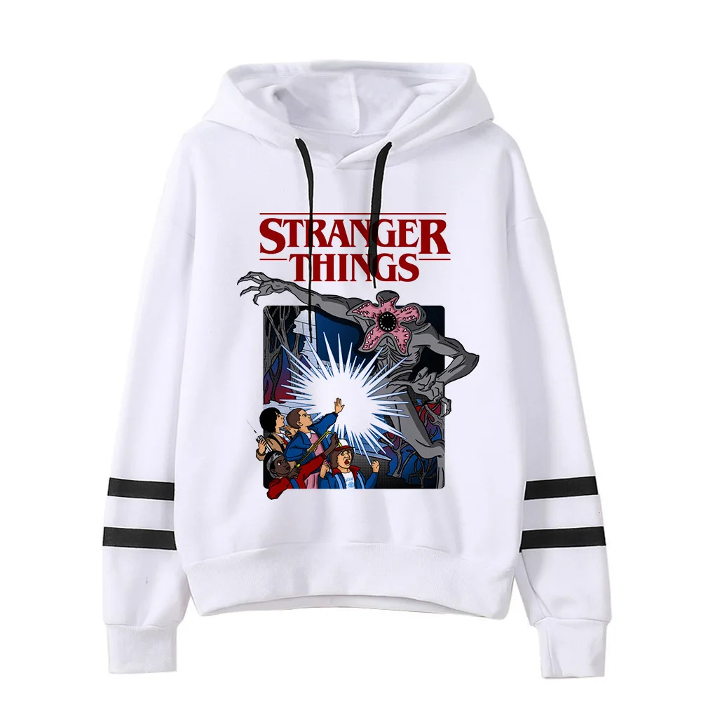 Stranger Things Hoodie Woman Hooded Hoodies Kpop Sweatshirts Kawaii Korean Oversized Harajuku Hip Hop Hoodie Sweatshirt Men