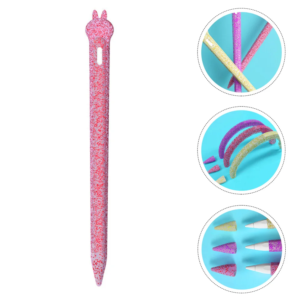 

1pc Silicone Shockproof Drop-proof Stylus Cover Compatible with Apple Pencil 2
