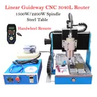 Фрезерный станок с ЧПУ 3040L, гравировально-фрезерный станок, 4 оси, 2200 Вт, 1500 Вт, дистанционное управление