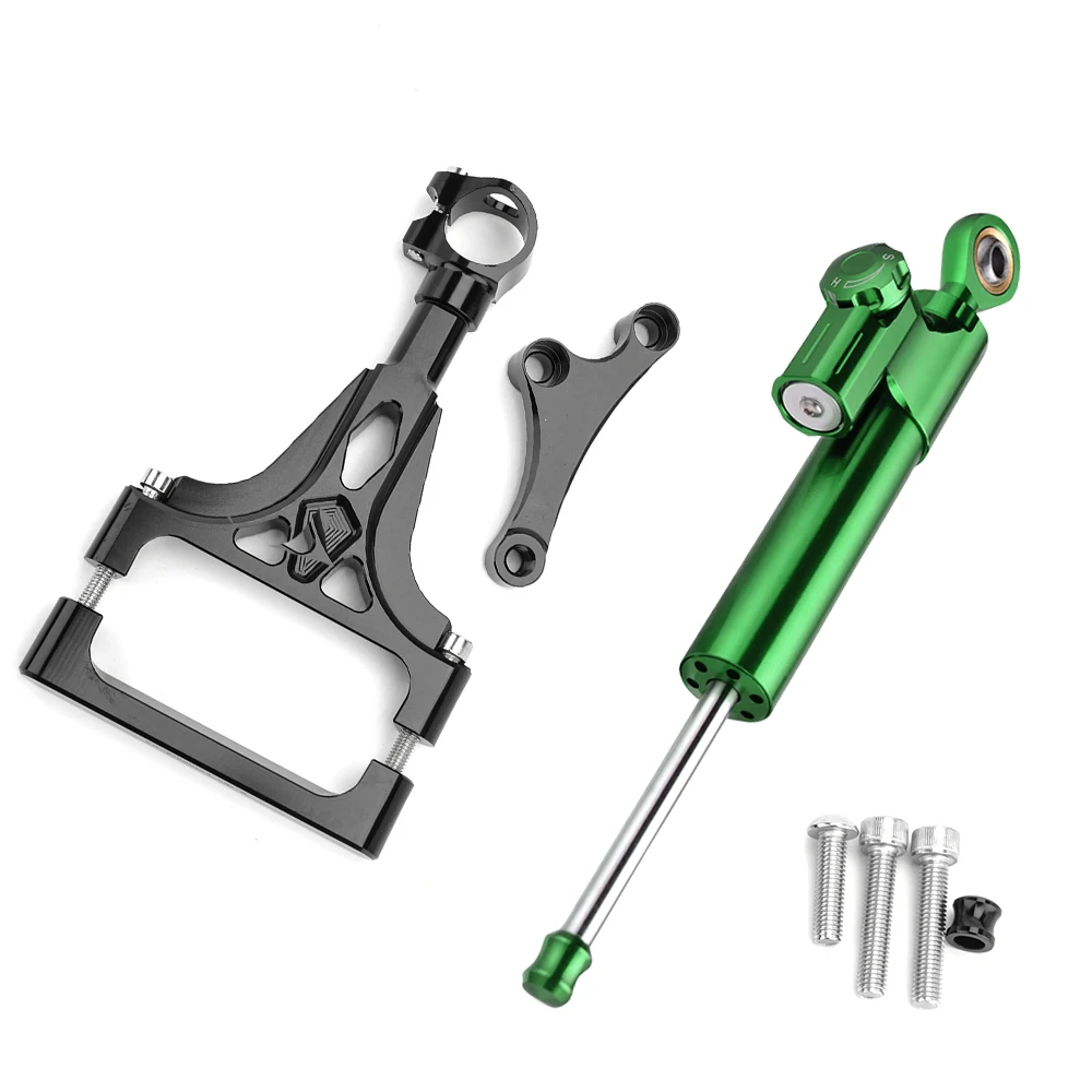Для Kawasaki Z1000 Z750 Z 1000 2003-2009 рулевая стабилизация демпфер кронштейн комплект