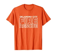 oklahoma city fire department firefighters firemen uniform t shirt