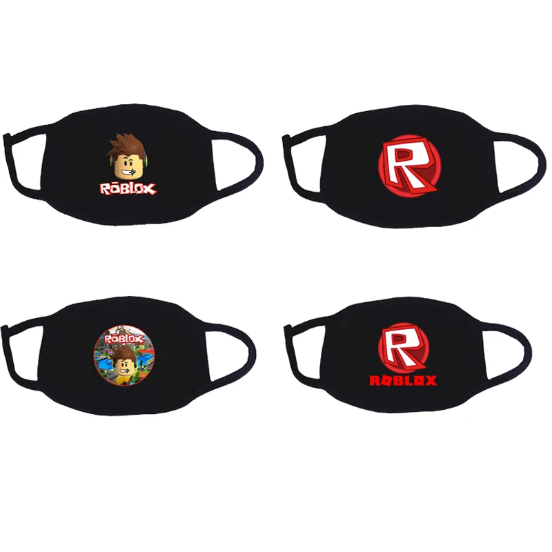 Ротовая маска Robloxs для взрослых мужская и женская хлопковая дышащая лица с