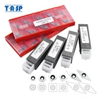 TASP 10 шт. карбидные вставки фрезы токарные инструменты для дерева квадратные алмазные круглые Сменные ножи для токарного станка деревообрабатывающий инструмент