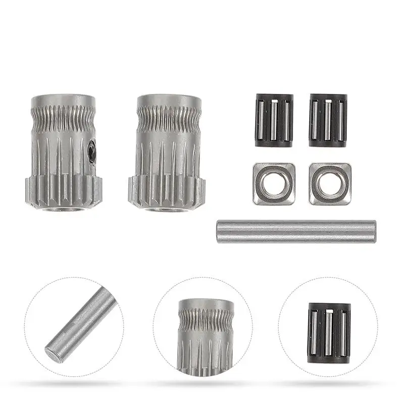 

1 Set Feed Wheel Durable Prime Premium Sturdy Wheel Parts Accessories for 3D Printer Replacement