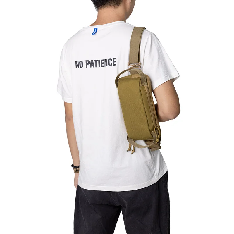 Outdoor Multifunctional Waist Bag Single Shoulder Messenger Chest Bag Military Fan Handbag Tactical Leisure Sports Storage Bag