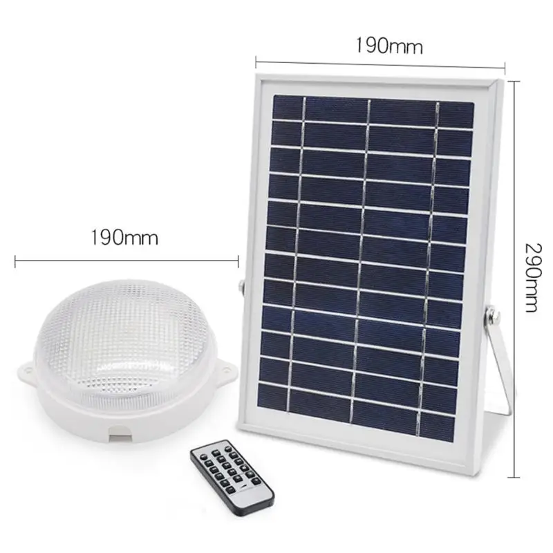 Round Bulb Sperate Solar LED Wall Lamp Stable Performance No Heating Safety Waterproof Garage Outdoor Emergency Light | Лампы и