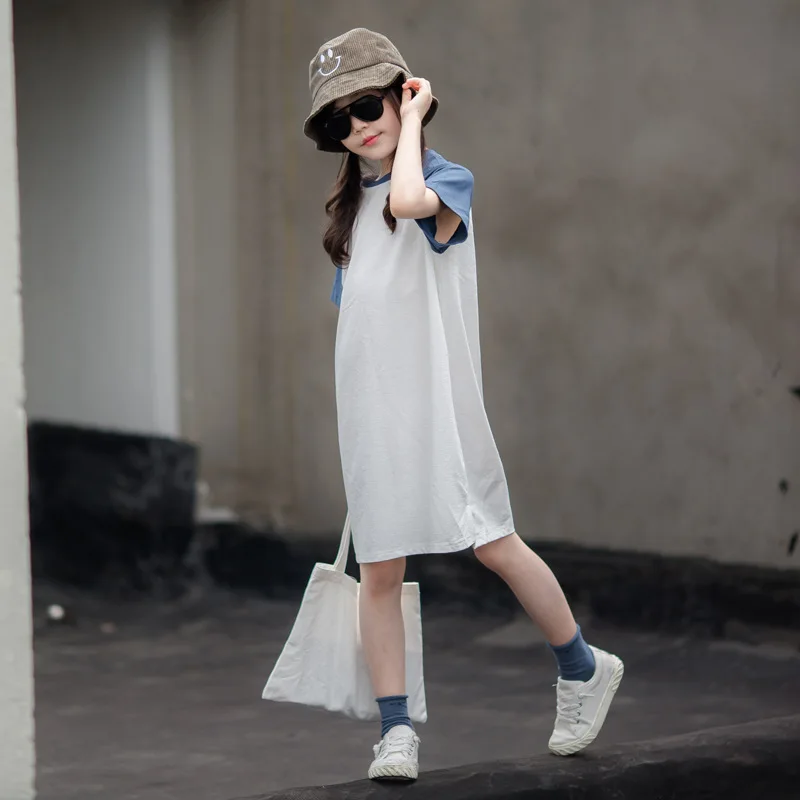 Girls Summer Dress 2021 New Baby for Children Leisure Mother and Daughter Dresses Kids Shirt Toddler Clothes #5230 | Детская одежда и