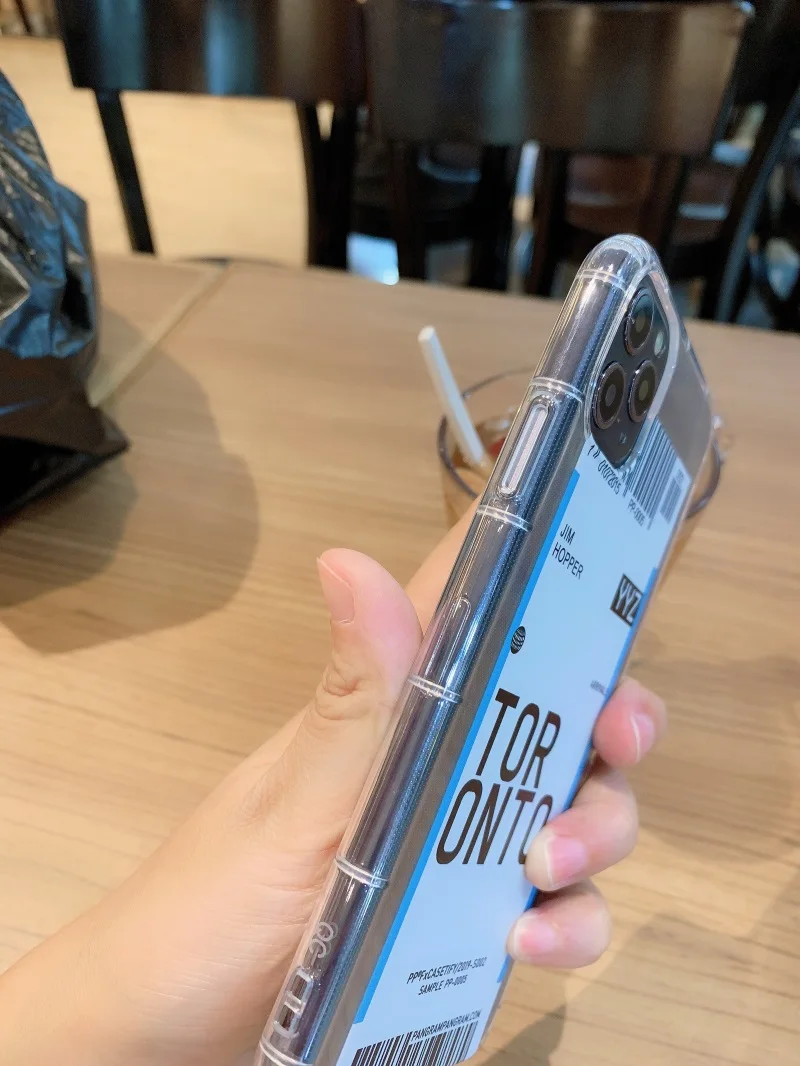 Ins дорожная этикетка страна чехол для телефона для iPhone 7 8 6 6s Plus X XR XS Max Прозрачная мягкая ТПУ Силиконовая задняя крышка чехол