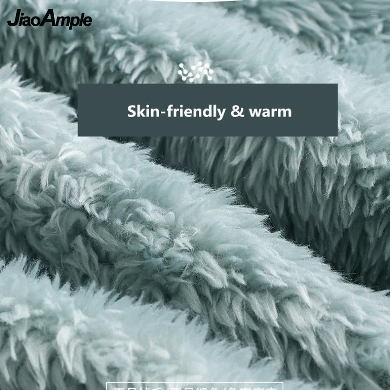 2021 Winter Warm Thick Coral Fleece Pajamas Women's Nightwear Home Clothes Set Korean Elegant Cardigan Homewear Sleepwear Suit