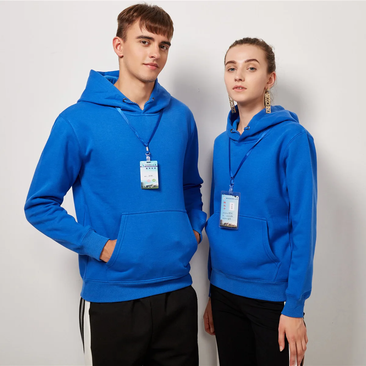 

Men Hoodie And Pants Suit Outerwear Pullover Cappuccio Fleece Pants Cotton 2 Pieces A Variety Of Solid Color PSTZF142-PSTZF145