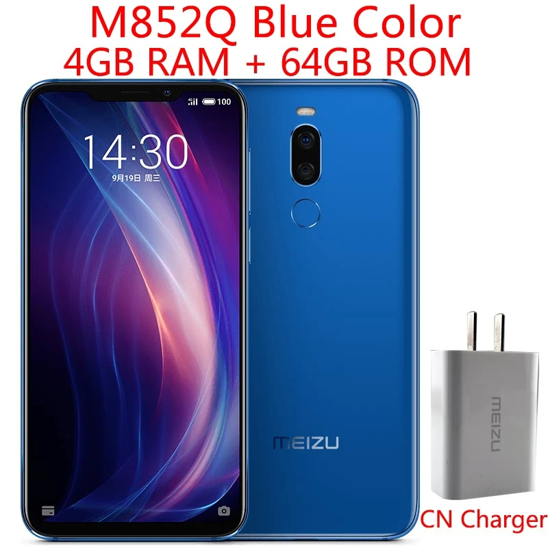 CN Blue 4G 64G Официальный Meizu X8, 4 ГБ, 64 ГБ, 4G, LTE, Смартфон Snapdragon 710, четыре ядра, 6,2 дюйма, 20 МП, фронтальная камера, 3210 мАч, аккумулятор - Цвет: CN Blue 4G 64G