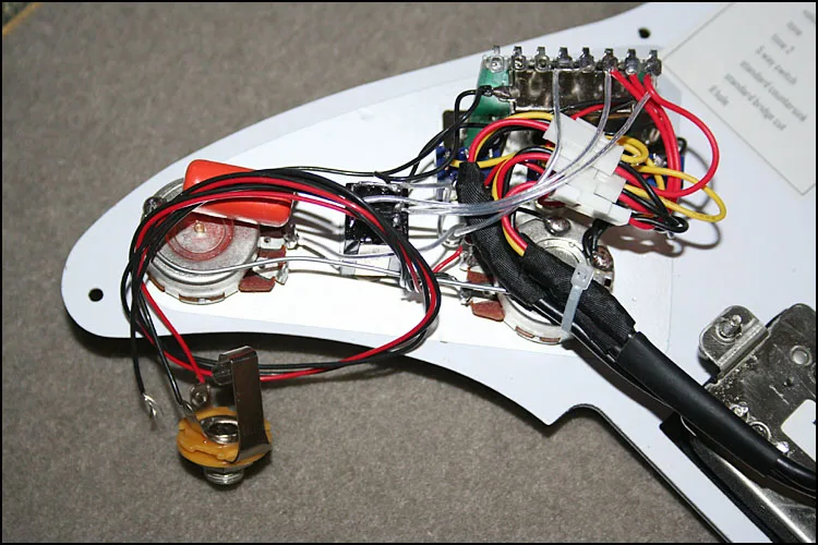 

IBANEZ JEM RG Electric Guitar Shield Double Single Dual Picker Complete Circuit Assembly Super Circuit