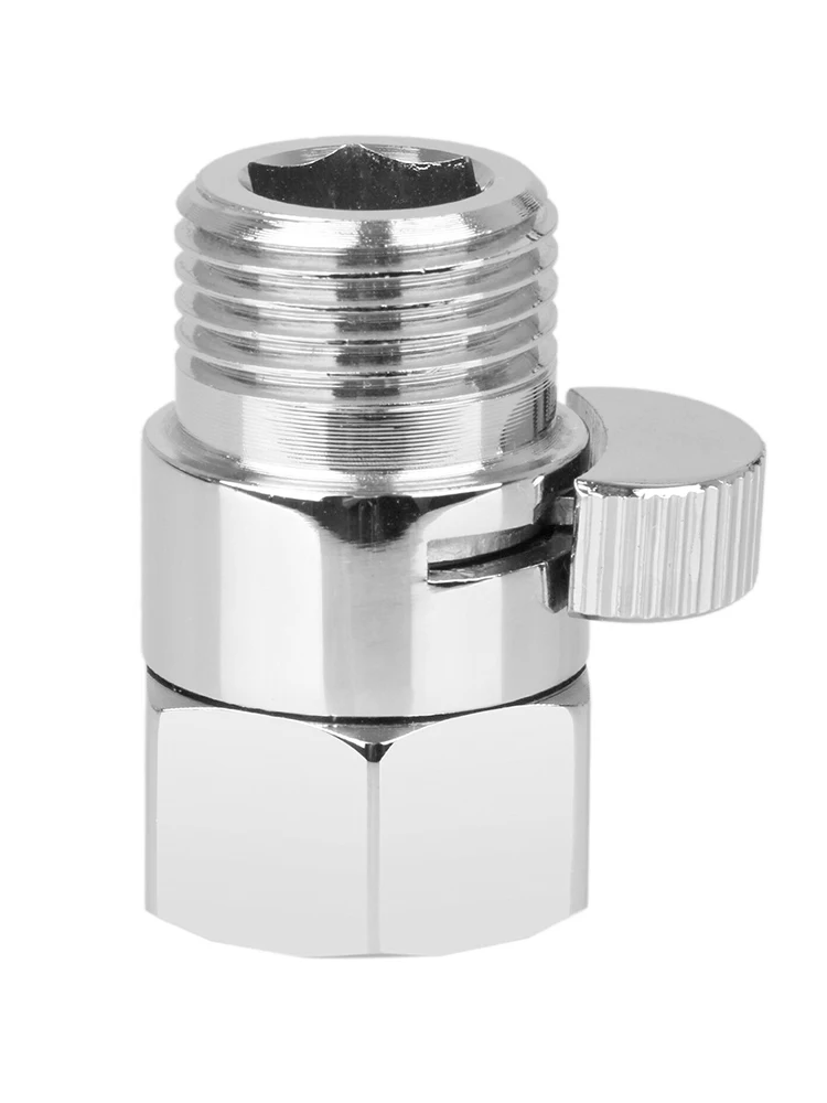 

Full Brass Flow Quick Control Valve Shower Switch Shut-OFF Water Control Valve For Shower Head Hand Water Saver
