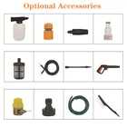 Круглая щетка для водопроводной трубы, генератор пены, быстрый соединитель, водяной шланг, водяной пистолет, фильтр, разбрызгиватель для мойки автомобилей высокого давления