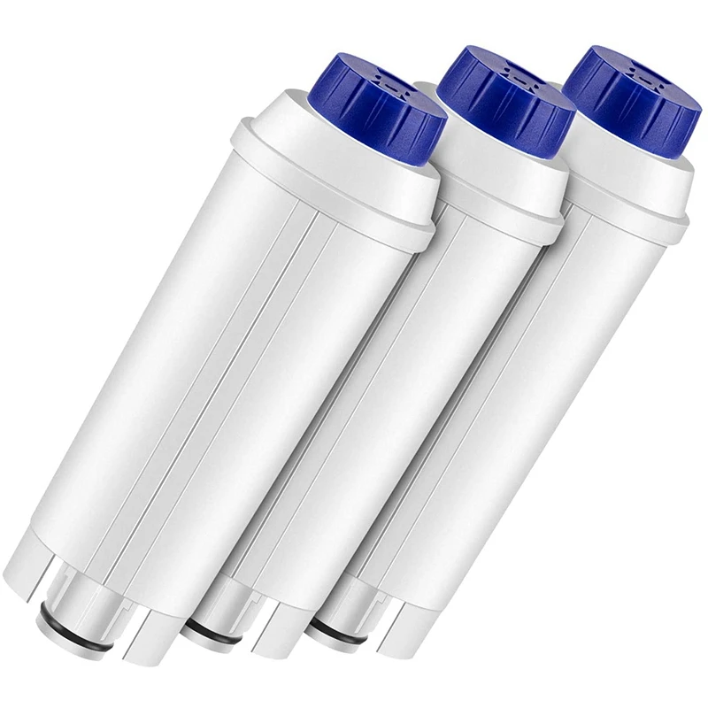 3 Packs Coffee Machine Water Filter for Delonghi DLSC002 Replacement Cartridge with Activated Carbon | Бытовая техника