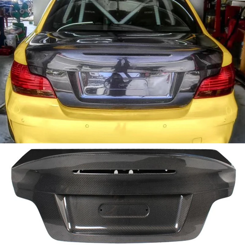 Задняя Крышка багажника из углеродного волокна для BMW 1 серии E82 м 2008 2013