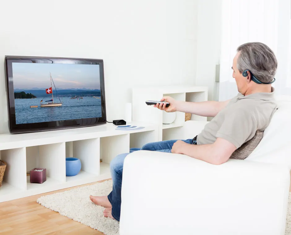 Наушники Avantree с низкой задержкой костной проводимости набор для просмотра ТВ |