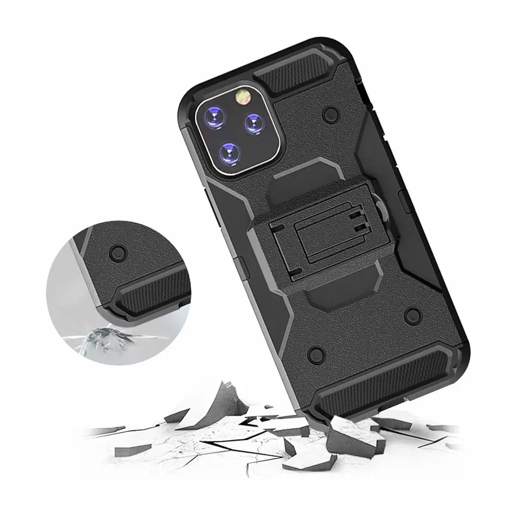 Для iPhone 11 Pro Max 6,5 ''противоударный чехол для iPhone 11 Pro 11Pro 5,8'' Гибридный чехол для iPhone 11 зажим для ленты держатель телефона чехол
