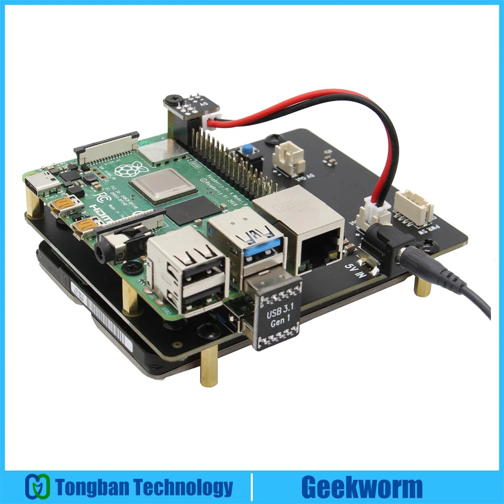 Raspberry Pi X825 V1.5 2 5 дюйма SATA HDD/SSD плата для 4 | Компьютеры и офис