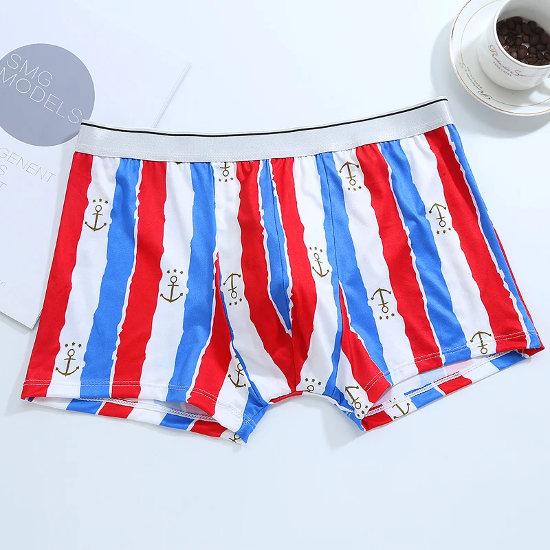 

7pcs Men Boxer underwear Men Underpants Teenager Cute Knickers Cartoons Panties Combination Homme Breathbale Soft Shorts