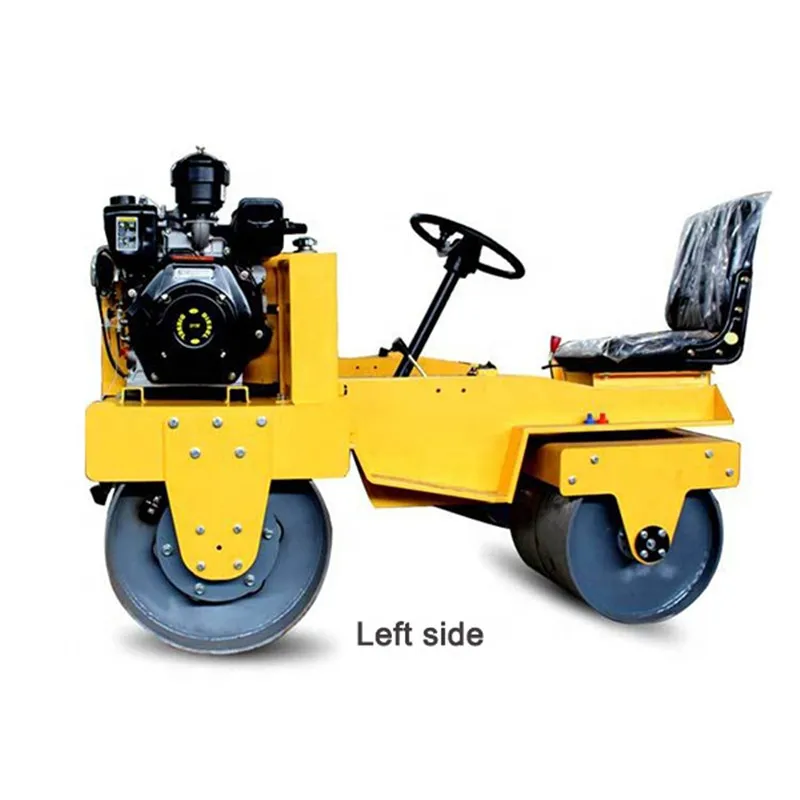 

YG-850 Hot Selling Factory Direct Hydraulic Power Roller Full Hydraulic 1ton Vibratory Double Drum Road Roller Compactor FVR-600