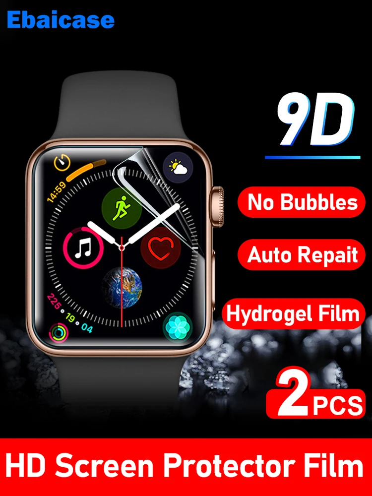 

9D Soft Hydrogel Clear Full Screen Protector Film For apple watch 4 5 6 SE 40MM 44MM Not Glass Film For iwatch 1 2 3 38MM 42MM