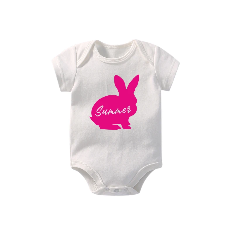 Милые Боди YSCULBUTOL в виде кролика для маленьких девочек комбинезоны новорожденных