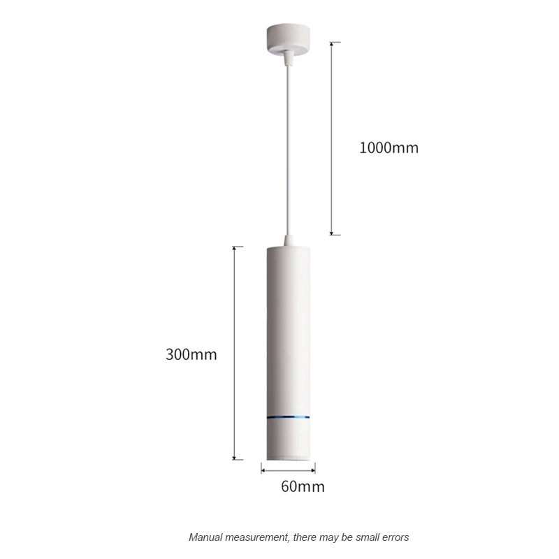 

Modern Led Pendant Lamp Long Tube Macaron Nordic Stroe Room Kitchen Light Fixtures Dinging Bar Decoration 7w 12w Green Pink 220v