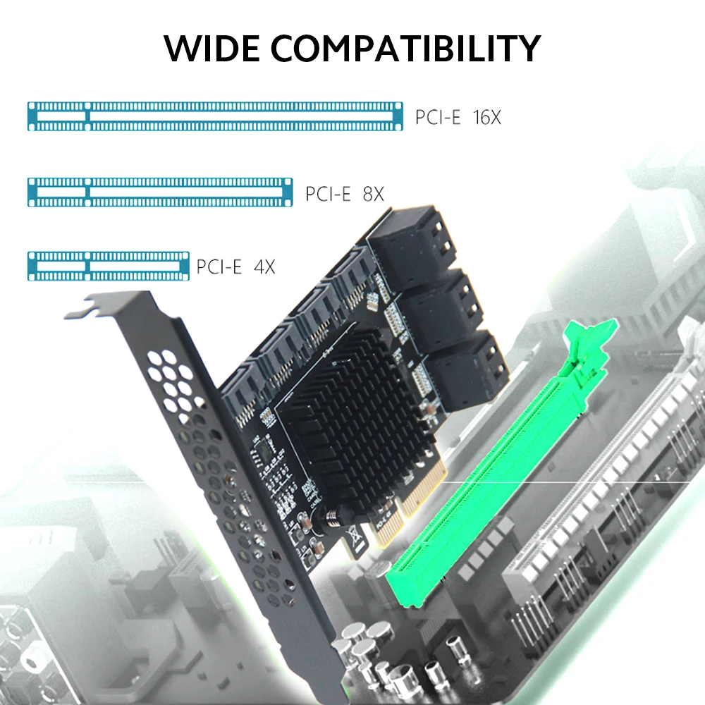 

Плата расширения для настольного компьютера PCI-E, 4x10, со светодиодным индикатором состояния