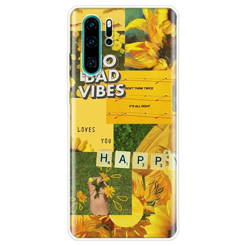 

Sunflower Case For Huawei P40 Lite P10 P20 P30 Pro P Smart Z Y5 Y6 Y7 2019 Mate 20 Lite Back Cover For Honor 8S 10 20 Lite Case