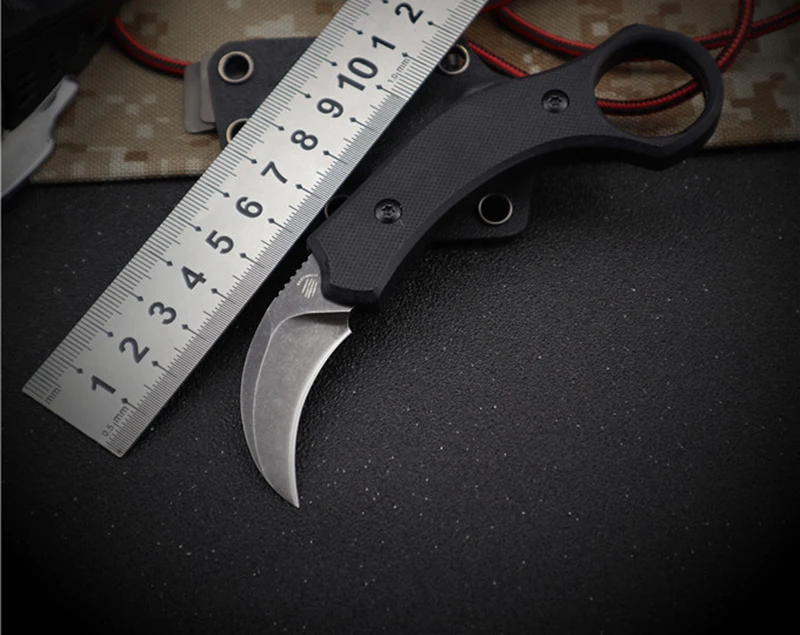 Новейший фиксированный нож 440C Лезвие 440C сталь Karambit Открытый Отдых Охота выживания карманный нож EDC ручные инструменты K набор